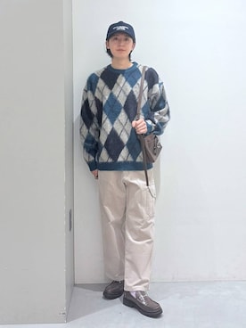 「アイテム（帽子）」を使った、Jiro_さん（メンズ・176cm・20代）の冬コーディネート