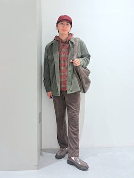 「LAKOLE（ラコレ）のアイテム」を使った、Jiro_さん（メンズ・176cm）の秋コーディネート