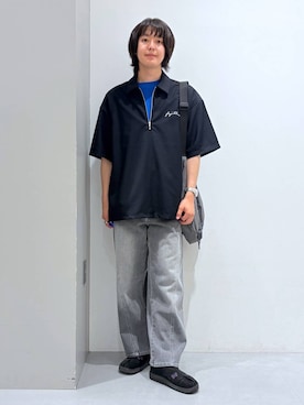 「LAKOLE（ラコレ）のアイテム（Tシャツ/カットソー）」を使った、Jiro_さん（メンズ・176cm）の夏コーディネート