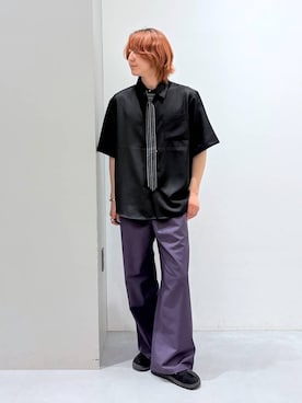 「LAKOLE（ラコレ）のアイテム」を使った、Jiro_さん（メンズ・176cm）の春コーディネート