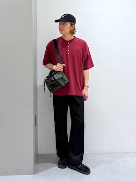 「LAKOLE（ラコレ）のアイテム」を使った、Jiro_さん（メンズ・176cm）の夏コーディネート