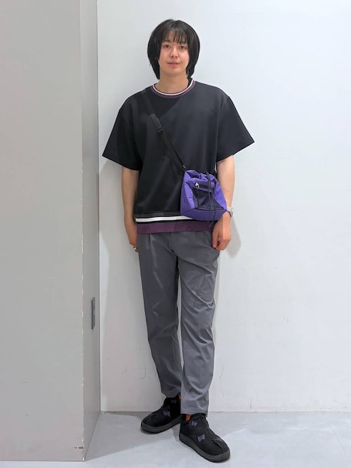 メッシュコンビ巾着ショルダーバッグ / 288642