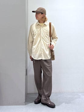 「LAKOLE（ラコレ）のアイテム」を使った、Jiro_さん（メンズ・176cm）の秋コーディネート