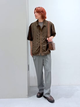 「LAKOLE（ラコレ）のアイテム」を使った、Jiro_さん（メンズ・176cm）の春コーディネート