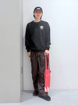 「アイテム（カーゴパンツ）」を使った、Jiro_さん（メンズ・176cm・20代）の冬コーディネート