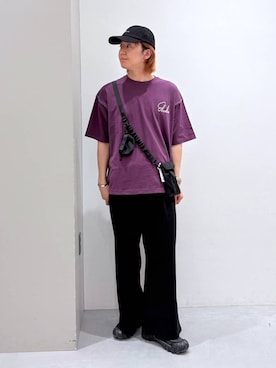 「LAKOLE（ラコレ）のアイテム（パンツ）」を使った、Jiro_さん（メンズ・176cm）の春コーディネート