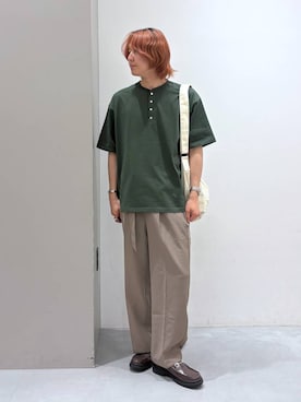 「LAKOLE（ラコレ）のアイテム」を使った、Jiro_さん（メンズ・176cm）の春コーディネート