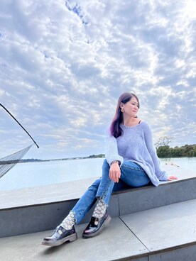 「台江國家公園」｜Bella Changさん（レディース・153cm）の冬コーディネート