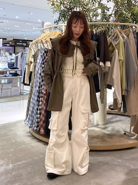 Takano Amiさん（レディース・158cm）の春コーディネート