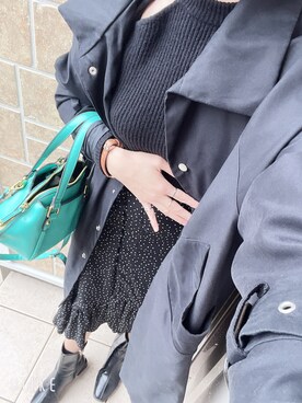 「abcd（ナシ）のアイテム（ジャケット/アウター）」を使った、mammさん（レディース・158cm）の春コーディネート