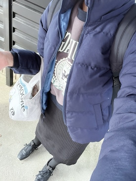 「UNITED ARROWS（ユナイテッドアローズ）のアイテム（ダウンジャケット/コート）」を使った、mammさん（レディース・158cm）の秋コーディネート