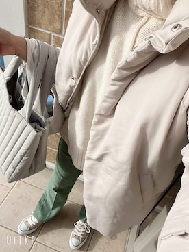 「Francfranc（フランフラン）のアイテム（トートバッグ）」を使った、mammさん（レディース・158cm）の冬コーディネート