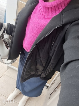 「abcd（ナシ）のアイテム（ジャケット/アウター）」を使った、mammさん（レディース・158cm）の冬コーディネート