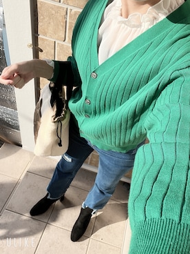 「BITTOKO（ビットコ）のアイテム（パンツ）」を使った、mammさん（レディース・158cm）の冬コーディネート