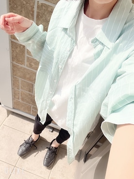 「STYLE DELI（スタイルデリ）のアイテム（トップス）」を使った、mammさん（レディース・158cm）の春コーディネート