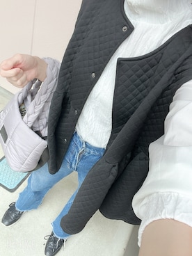 「Simplicite（サンプリシテ）のアイテム」を使った、mammさん（レディース・159cm）の春コーディネート