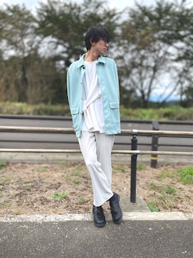 「DISCOAT（ディスコート）のアイテム（ジャケット/アウター）」を使った、Nakaken【相互】 さん（メンズ・175cm）の秋コーディネート