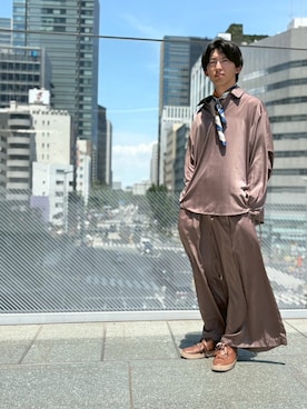 「アイテム（スニーカー）」を使った、Nakaken【相互】 さん（メンズ・175cm）の夏コーディネート