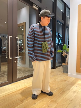 「NEW BALANCE（ニューバランス）のNew Balance ニューバランス ML703BC(D) TRIPLE BK(BC)（スニーカー）」を使った、せのくちさん（メンズ・167cm）の夏コーディネート