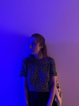 「USA」｜Francesさん（レディース・157cm）の夏コーディネート