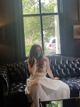 「midiskirt」｜Francesさん（レディース・157cm）の夏コーディネート
