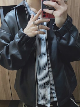 「ADRER（アドラー）の【ADRER】The ring（リング）」を使った、けいとさん（メンズ・170cm）の冬コーディネート