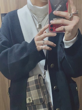 「ADRER（アドラー）の【ADRER】The ring（リング）」を使った、けいとさん（メンズ・170cm）の冬コーディネート