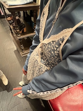 「FRED PERRY（フレッドペリー）のアイテム（ジャケット/アウター）」を使った、17230471さん（レディース・161cm）の春コーディネート