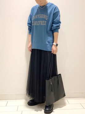 「DRESKIP（ドレスキップ）のアイテム（ブーツ）」を使った、minoさん（レディース・163cm）の秋コーディネート