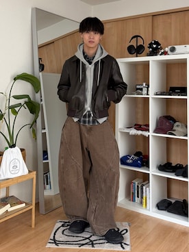 「soerte（ソエルテ）のアイテム」を使った、Yo_ta  さん（メンズ・178cm）の冬コーディネート