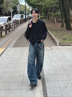 「アイテム（バッグ）」を使った、Yo_ta  さん（メンズ・178cm）の秋コーディネート