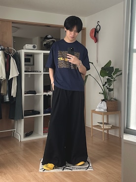 「アイテム（ブレスレット）」を使った、Yo_ta  さん（メンズ・180cm）の夏コーディネート