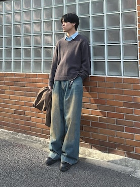 「AZUL by moussy（アズールバイマウジー）のアイテム」を使った、Yo_ta  さん（メンズ・178cm）の秋コーディネート