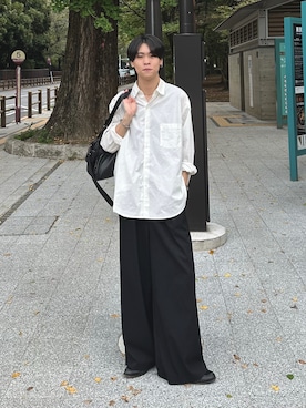 「アイテム（スウェットパンツ）」を使った、Yo_ta  さん（メンズ・178cm）の秋コーディネート