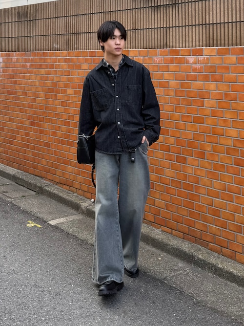 「LUENNA（ルエナ）の【LUENNA】Clean Denim Shirt Jacket / クリーン デニムシャツジャケット（シャツ/ブラウス）」を使った、Yo_ta  さん（メンズ・178cm）の春コーディネート