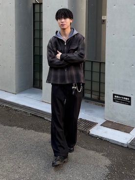 「ANDER HUNK（アンダーハンク）のアイテム」を使った、Yo_ta  さん（メンズ・178cm）の冬コーディネート