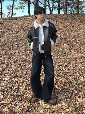 「アイテム（Tシャツ/カットソー）」を使った、Yo_ta  さん（メンズ・178cm）の秋コーディネート