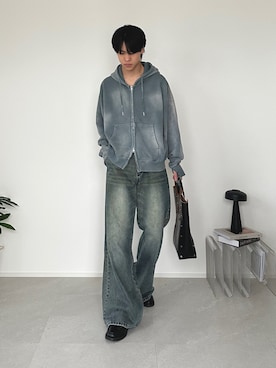 「アイテム（パーカー）」を使った、Yo_ta  さん（メンズ・178cm）の秋コーディネート
