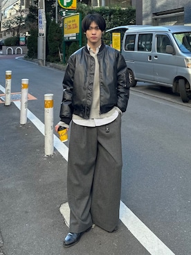 「アイテム（スウェット）」を使った、Yo_ta  さん（メンズ・178cm）の冬コーディネート