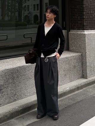 「LUENNA（ルエナ）の【LUENNA】Slim Fit Rib Tank Top / スリムフィットリブタンクトップ（タンクトップ）」を使った、Yo_ta  さん（メンズ・178cm）の秋コーディネート