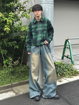 「アイテム（ニット/セーター）」を使った、Yo_ta  さん（メンズ・178cm）の秋コーディネート