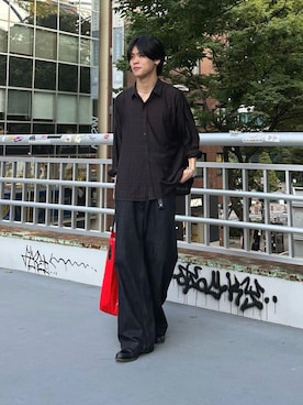「アイテム（トートバッグ）」を使った、Yo_ta  さん（メンズ・178cm）の夏コーディネート