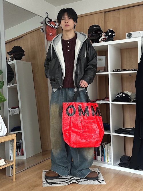 SHOPPING BAG M（トートバッグ）｜OMMO（オーエムエムオー）の