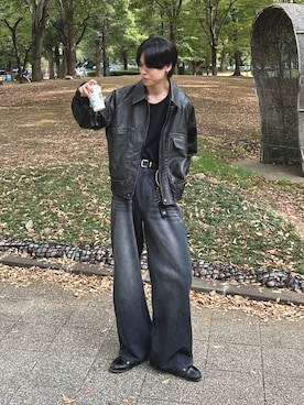 「アイテム（タンクトップ）」を使った、Yo_ta  さん（メンズ・178cm）の秋コーディネート