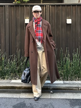 「アイテム（チノパンツ）」を使った、Yo_ta  さん（メンズ・178cm）の冬コーディネート