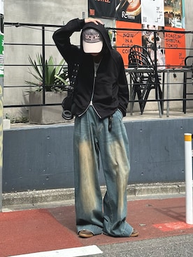 「アイテム（キャップ）」を使った、Yo_ta  さん（メンズ・178cm）の秋コーディネート