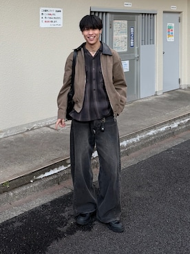 「B.C STOCK（ベーセーストック）のアイテム」を使った、Yo_ta  さん（メンズ・178cm）の冬コーディネート