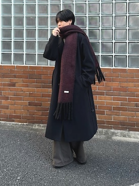 「アイテム（チェスターコート）」を使った、Yo_ta  さん（メンズ・178cm）の秋コーディネート