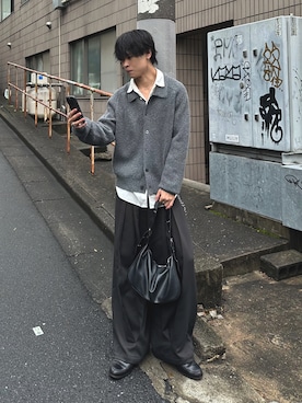 「アイテム（ハンドバッグ）」を使った、Yo_ta  さん（メンズ・178cm）の秋コーディネート