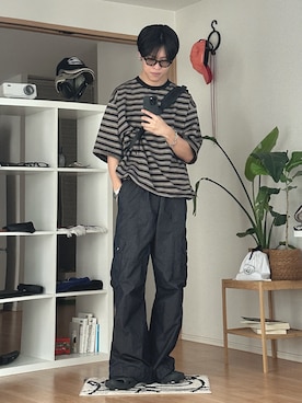 「アイテム（腕時計）」を使った、Yo_ta  さん（メンズ・180cm）の夏コーディネート